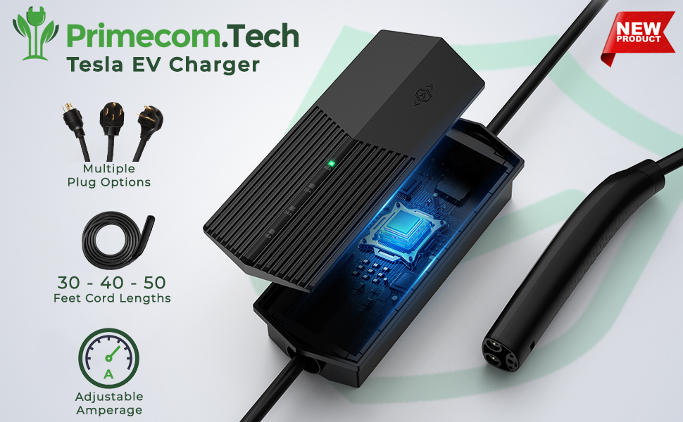 Primecom 40 Amp Portable Level 2 EV Charger