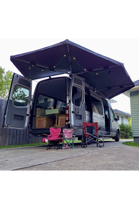 Overland Vehicle Systems 270 Degree Passenger Side Awning for Mid-High Roof Camper Vans