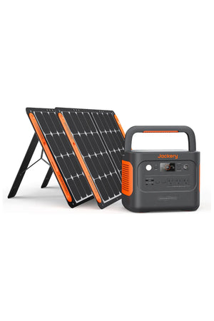 Jackery Explorer 1000 Plus Portable Power Station with 2x Solar Saga 100w Solar Panel Promo