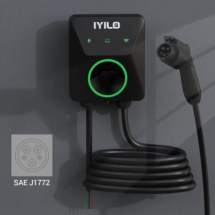IYILO Level 2 EV Charger J1772 Hardwired 48A