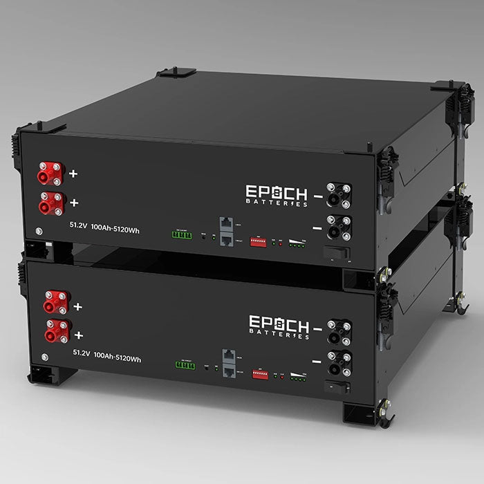 Epoch Batteries 48V 100Ah 5.12kWh Self-Heating Server Rack Lithium Battery