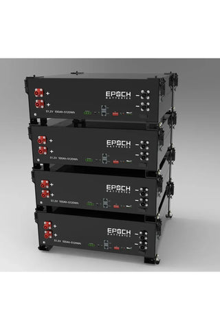 Image of Epoch Batteries 48V 100Ah 5.12kWh - Self-Heating Server Rack Lithium Battery