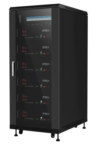 Image of Epoch Batteries 30.72kWh Lithium Server Rack Battery Kit with Cabinet Pre-Assembled