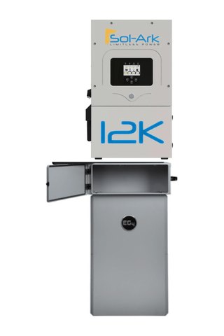 Image of Sol-Ark 12K PowerPro ESS | 14.3kWh Lithium Wall Mount Battery + Hybrid Inverter Bundle | 10-Year Warranty