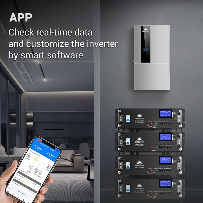 SunGoldPower 11.4KW 48V Split Phase Hybrid Inverter