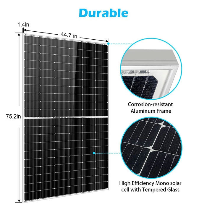 SunGoldPower 450W Mono PERC Solar Panel Full Pallet (32 PANELS)