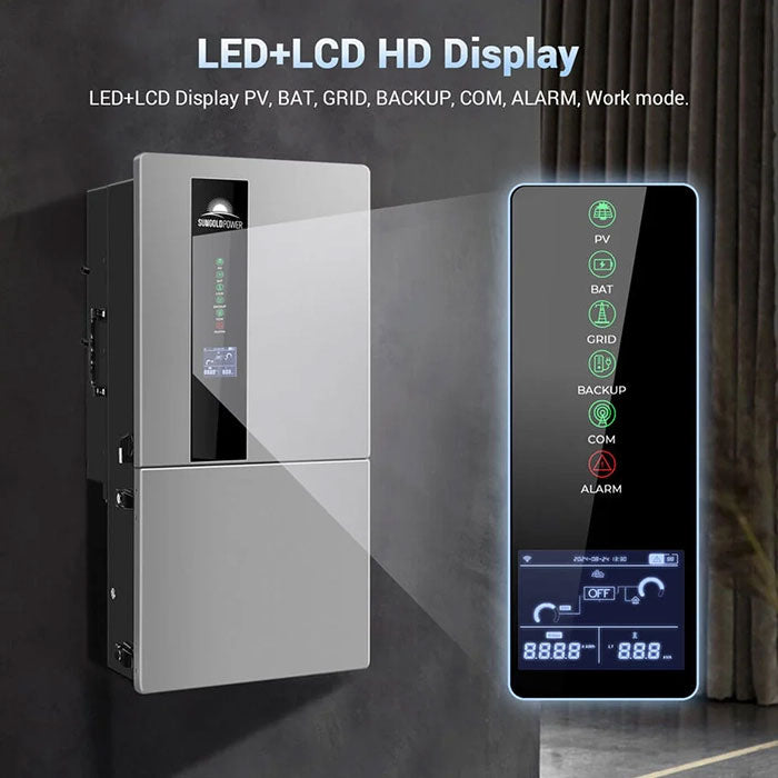 SunGoldPower 7.6KW 48V Split Phase Hybrid Inverter