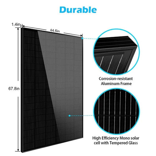 SunGoldPower 415W Mono Black PERC Solar Panel