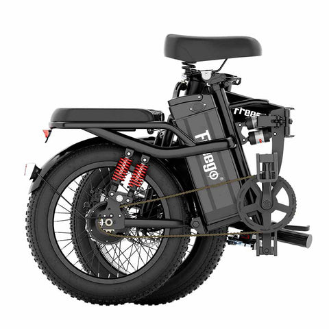 Image of Freego T1 Foldable Electric Bike 20AH Battery with 16"×3.0" Tire