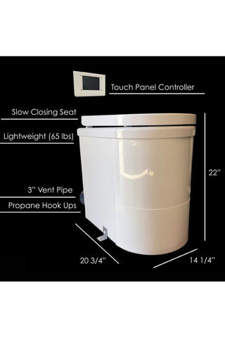 Image of TINYJOHN INCINERATOR TOILET - ELECTRIC