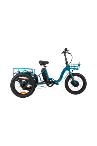 Image of EUNORAU New-Trike Step-Through Fat Tire Folding Electric Tricycle