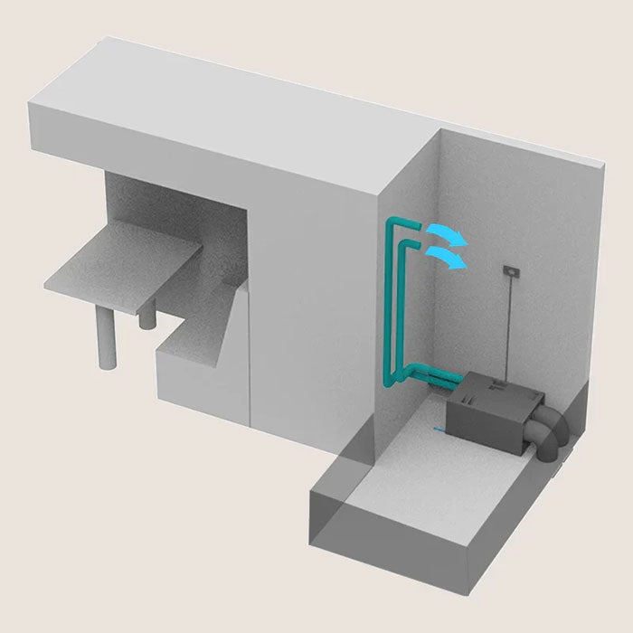 VELIT 2000U Under-Bench Off Grid Air Conditioner