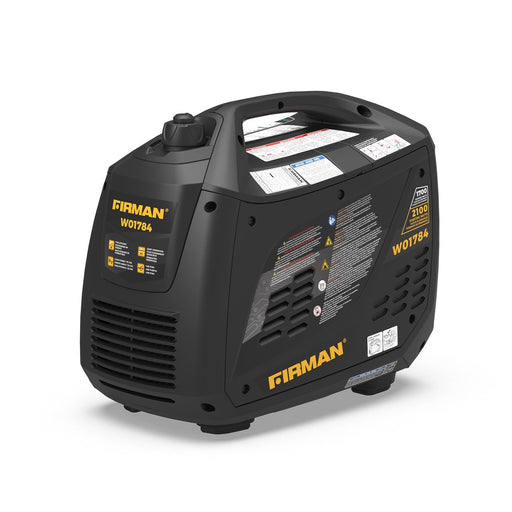 Firman W01784 30 Amp 1700W/2150W Recoil Start Gas Inverter Generator New