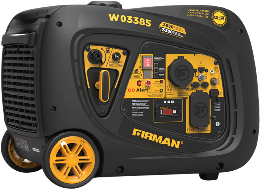Firman W03385 3300W/3650W Inverter Generator Gas Portable with Electric Start CO Alert New