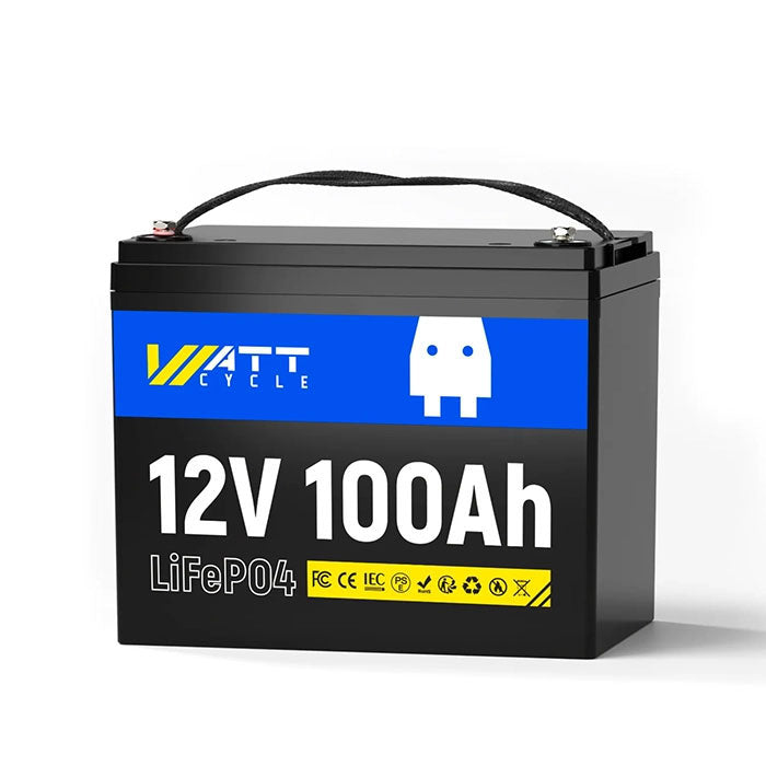 WattCycle 12V 100Ah Group 24 LiFePO4 Battery