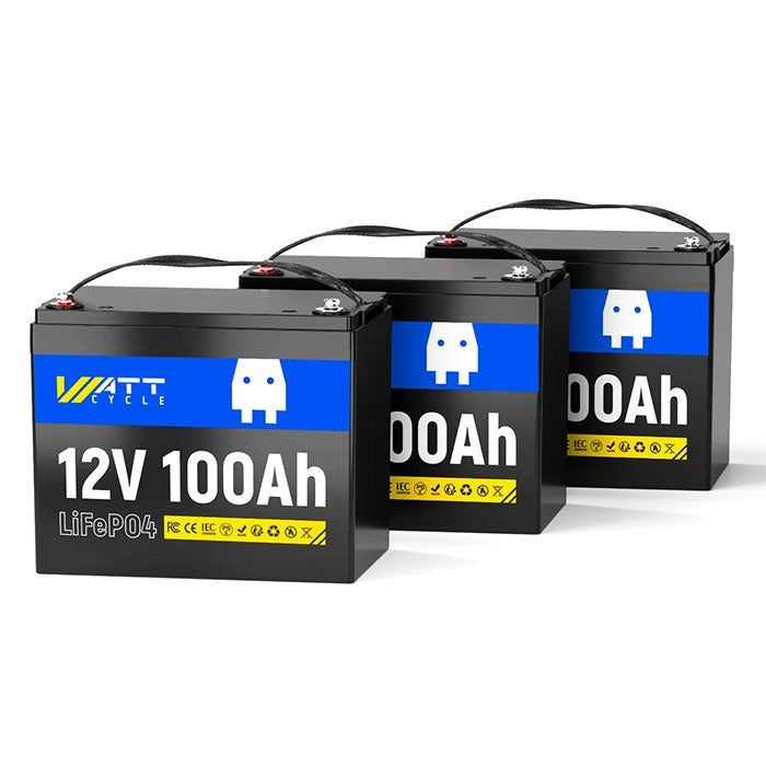 WattCycle 12V 100Ah Group 24 LiFePO4 Battery
