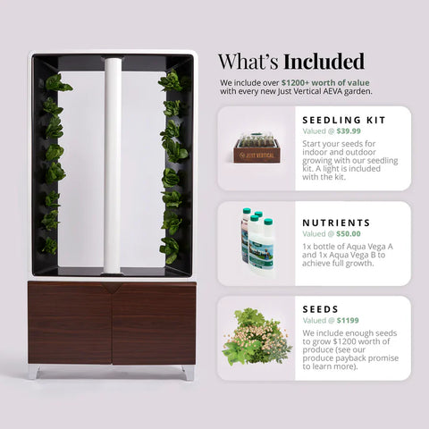 Image of Just Vertical AEVA Indoor Hydroponic Garden