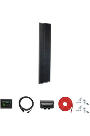 Zamp Solar Legacy Black 95 Watt Solar Panel Deluxe Kit