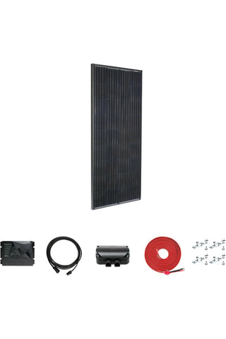 Image of Zamp Solar Legacy Black 190 Watt Solar Panel Cinder 40 Deluxe Kit