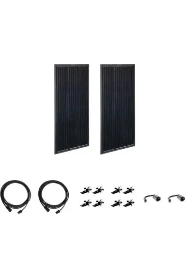 Zamp Solar OBSIDIAN Series 200 Watt Solar Panel Kit (2x100)