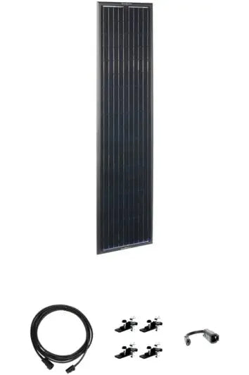 Zamp Solar OBSIDIAN® SERIES 90 Watt Long Solar Panel Expansion Kit ...