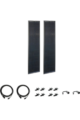 Image of Zamp Solar OBSIDIAN® SERIES 180 Watt Long Solar Panel Kit (2 x 90)