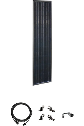 Image of Zamp Solar Airstream OBSIDIAN® SERIES 90 Watt Long Solar Panel Expansion Kit
