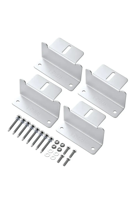 Rich Solar Mounting Hardware Z Brackets With Screws - Set of 4