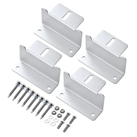 Image of Rich Solar Mounting Hardware Z Brackets With Screws - Set of 4