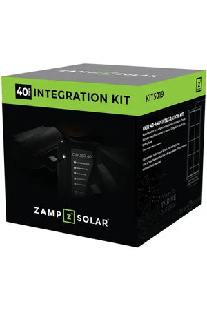 Zamp Solar 40 Amp Cinder Controller and Wiring Integration Kit (up to 800 watts)