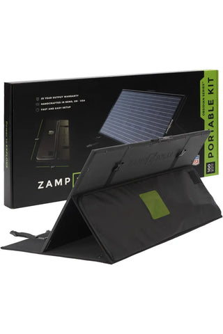 Image of Zamp Solar OBSIDIAN® SERIES 100 Watt Portable Kit - 2006+ Winnebago Solar Ready
