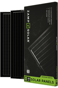 Image of Zamp Solar OBSIDIAN Series 90 Watt Solar Panel Kit (2x45)
