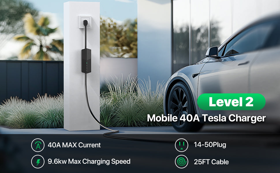 Primecom 40 Amp Portable Level 2 EV Charger