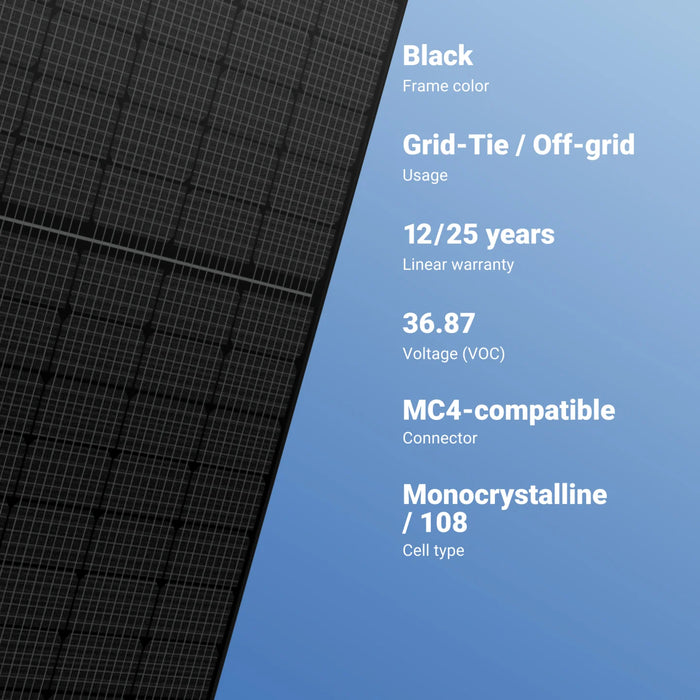 14.4kW Pallet - Phono 400W Mono Solar Panel | PS400M6-18/VHB | Full Pallet (36) - 14.4kW Total