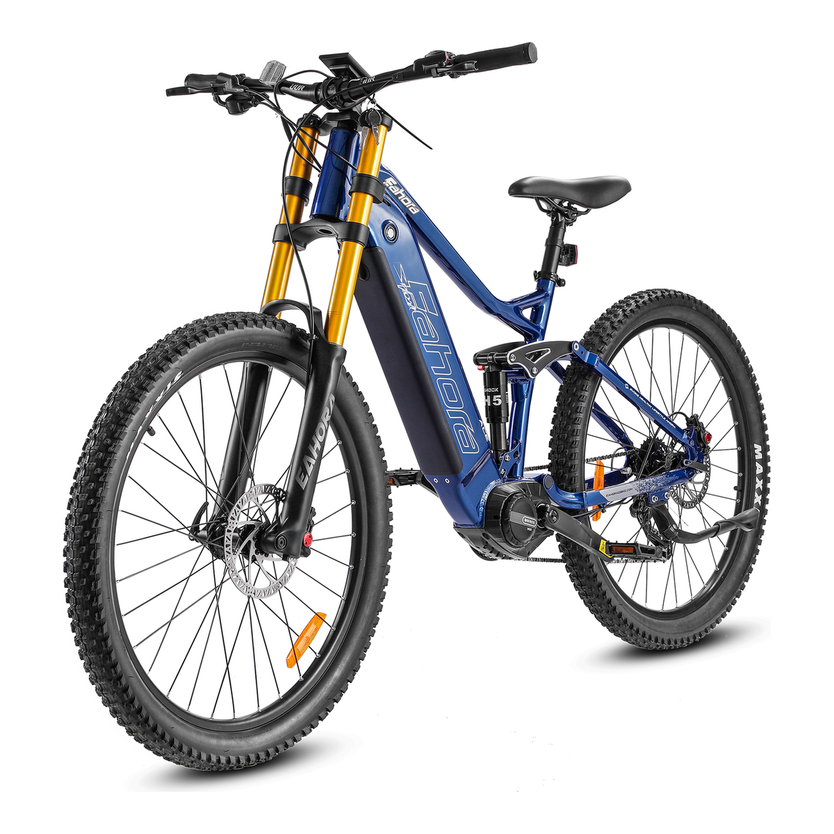 eahora ace electric bicycle 500W Mid-Motor BAFANG All Terrain Bike TREK 1400 ROAD BIKE MPFN-5336624 Meet Romeo Pro Color:Picante