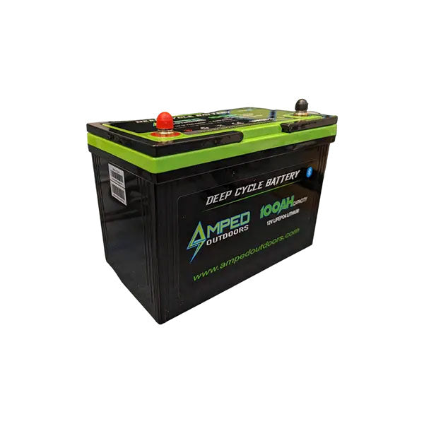 Amped Outdoors 12V 100AH LiFePO4 Lithium Battery