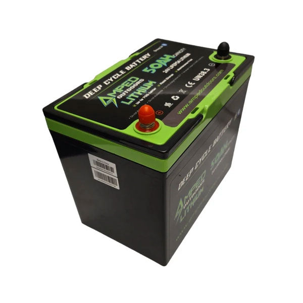 Amped Outdoors 24V 50AH LiFePO4 Lithium Battery