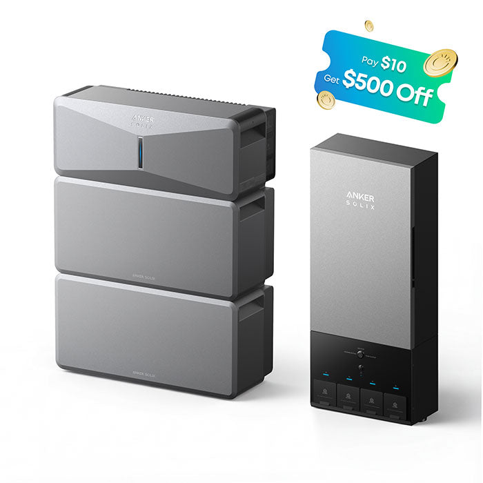 Anker Solix E10 Smart Hybrid Whole-Home Backup System- Early Bird Exclusive Offer $500 Promo Code