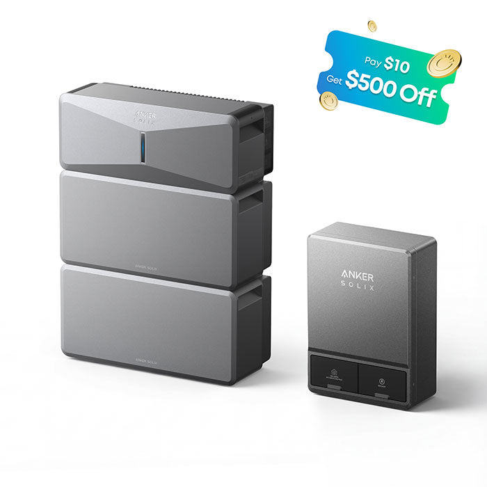 Anker Solix E10 Smart Hybrid Whole-Home Backup System- Early Bird Exclusive Offer $500 Promo Code