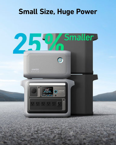 Image of Anker SOLIX C1000X Portable Power Station and Expansion Battery