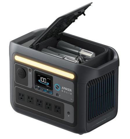 Image of Anker SOLIX C800X Portable Power Station - With Anker 100W Solar Panel