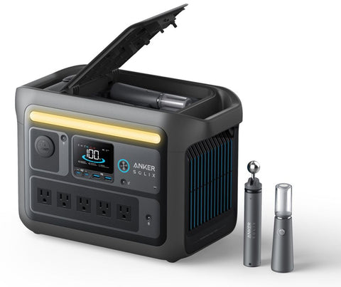 Image of Anker SOLIX C800X Portable Power Station - With Anker 100W Solar Panel