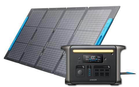 Image of Anker SOLIX F1500 Portable Solar Generator Kit - With Anker 200W Solar Panel