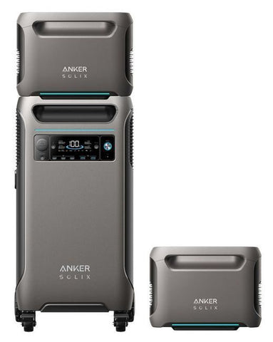 Image of Anker SOLIX F3800 Portable Power Station with 2x Expansion Batteries - 11.52 KWh