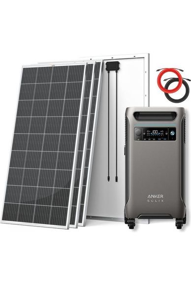 Anker SOLIX F3800 Solar Generator - 3840Wh - With 4x 200W Rich Solar Panels