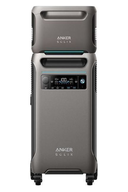 Anker SOLIX F3800 Portable Power Station with Expansion Battery - 7680 Watt Hours