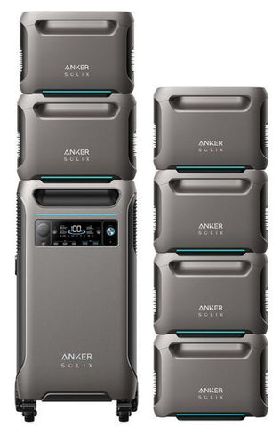 Image of Anker SOLIX F3800 Portable Power Station with 6x Expansion Batteries - 26.88 KWh