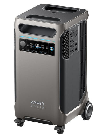 Image of Anker SOLIX F3800 Portable Power Station with Expansion Battery and Transfer Switch - 7.68 KWh