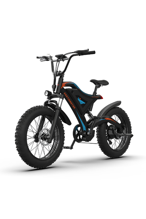 Aostirmotor S18-MINI 48V/15Ah 500W Mini Fat Tire Electric Mountain Bike