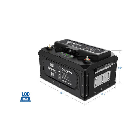 Image of BigBattery | 48V HUSKY 2 | LiFePO4 Lithium Battery 5.12kWh | For RVs, Camper Vans & Commercial Vehicles (PRE-ORDER)
